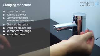 CONTI+ lino changing the sensor