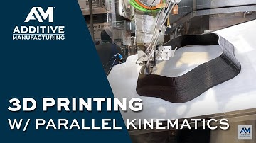 3D Printer With Better Range of Motion Through Parallel Kinematics