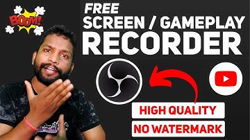 OBS Studio for Screen Recording + Gameplay Recording Tutorial in Hindi ??