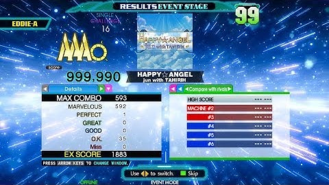 DDR SuperNOVA - HAPPY☆ANGEL (CSP 16) AAA PFC