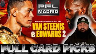 PFL Madrid: Van Steenis vs Edwards 2 Full Card Picks &amp; Predictions | The MMA Lock-Cast #366
