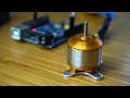 DC brushless motor Arduino test run with battery 18650