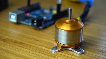 DC brushless motor Arduino test run with battery 18650
