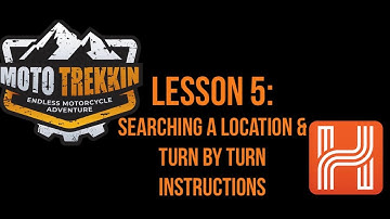 HEMA Explorer Easy How To Guide: Lesson 5 - Searching a Location & Turn by Turn Instructions