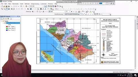 Membangun Geodatabase, Georeferencing, Digitasi Peta, dan Layout Peta di Aplikasi ArcGis