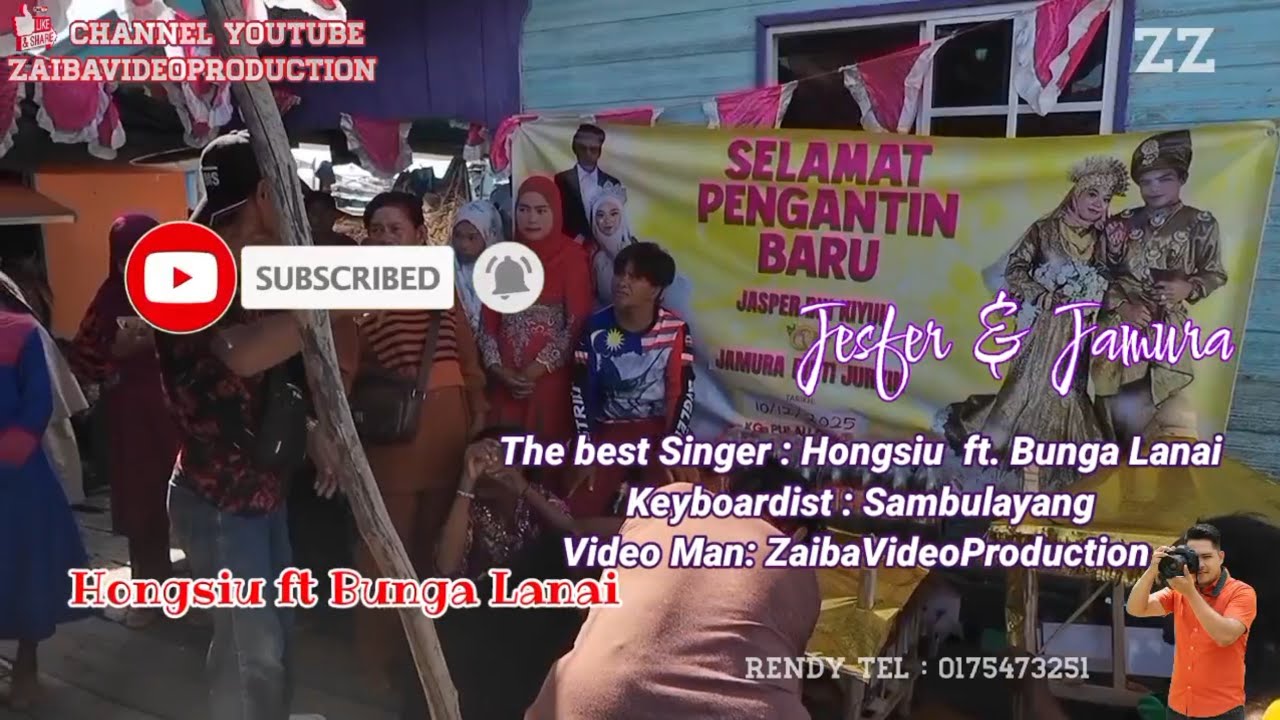 Hongsiu ft Bunga lanai  lagu lagu pag lasigan ZaibaVideoProduction Rendy 0175473251