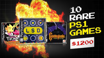 Top 10 Rarest PS1 Games!