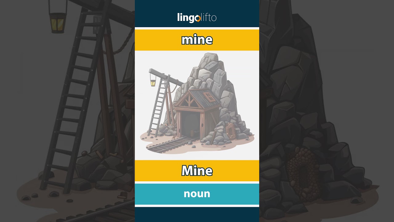 🇬🇧🇩🇪 mine - Mine : learn English : Lernen wir Englisch : vocabulary builder