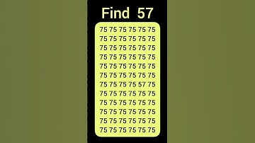 find the 57 number #trending #edit #video #puzzle