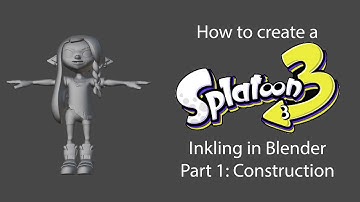 (Splatoon Blender) Splatoon 3 tutorial - Part 1: Assembly