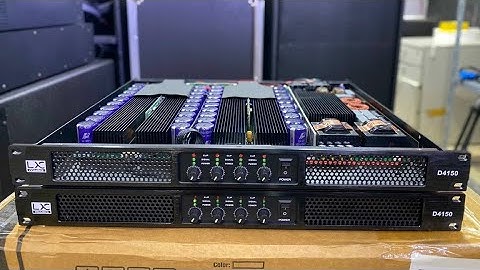 [LXacoustic] D4150 Cục đẩy size nhỏ công suất lớn/ 4kênh/1500w/kênh . Báo giá anh em cùng tham khảo