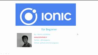 Part 1 what is ionic in hindi