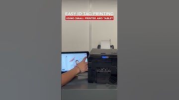 Easy ID Tag Printing using the CX86e #compactprinter #dtm #gcctagprinter #shorts #uaeprinter