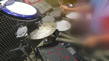 Straight groove over a Synth Bass loop, adding melody with the Nord Drum 3P