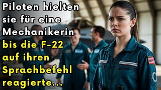Piloten hielten sie für eine Mechanikerin – bis die F-22 auf ihren Sprachbefehl reagierte