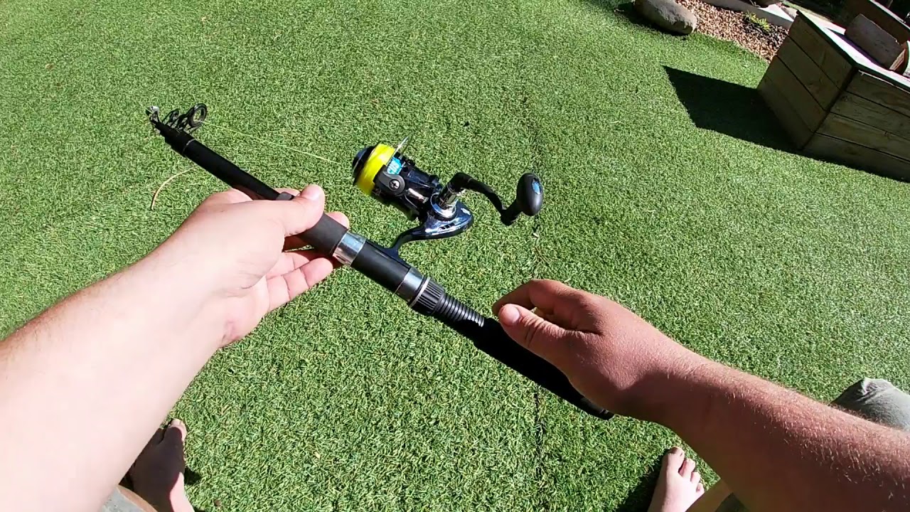 Fishing on a budget - Kmart $15 telescopic fishing rod review Jarvis Walker  