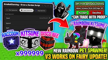 [✨] NEW PET SPAWNER! 🦝 Grow a Garden 🌶️ Script! • No Key 🔥 *UNPATCHED* 🌈 100% Work ✅ - Anukul Hub V4