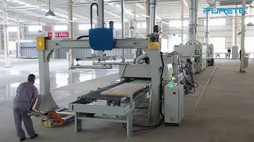 Automatic  Paint Spraying Line For Wooden Door