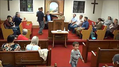 Mike Newsom   Preaching at Canaan's Shore on 10-17...