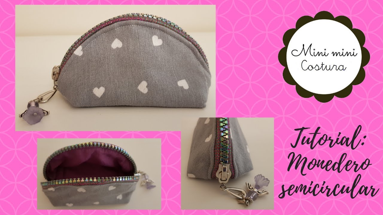 Patron Monedero Redondo Como Hacer Monederos De Tela Con