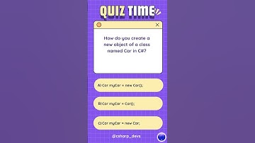 C# Coding Quiz | Basic | Interview Questions  #coding #animation #quiz #dotnet #csharp #basic #tips