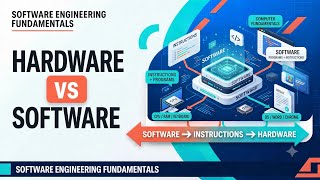 ⚡Hardware vs Software | Definition,Key Differences, Types, Examples,Quick Revision