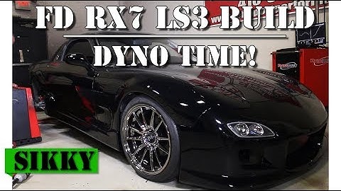 RX7 LS3 Build Pt 5 | Dyno Tuning | How Much HP does it make? | SIKKY Manufacturing