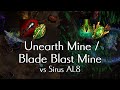 PoE 3.10 | Builds of Fail - Unearth Mine / Blade Blast Mine vs Sirus AL8