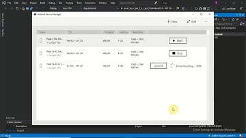 android emulator for xamarin on visual studio