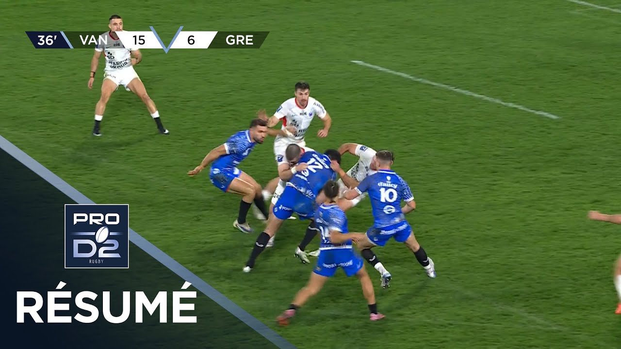 PRO D2 Saison 2025-2026 J11 - Résumé RC Vannes - FC Grenoble Rugby