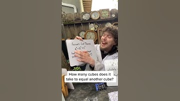 How many CUBES do you need to build another Cube? #shorts