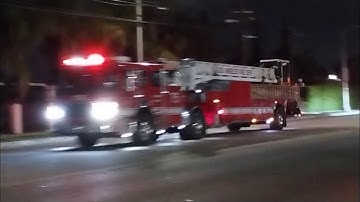 LAFD Light Force 75, Battalion 12 and Light Force 98 Responding