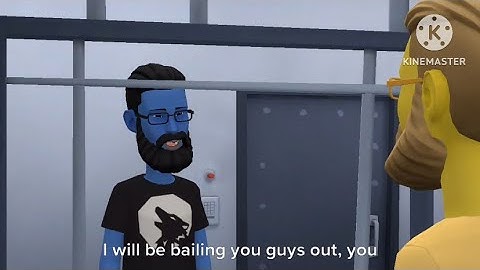 Dark Manbuddy Bails Luminous Manbuddy And Orangeous Manbuddy Out Of Jail/Grounded