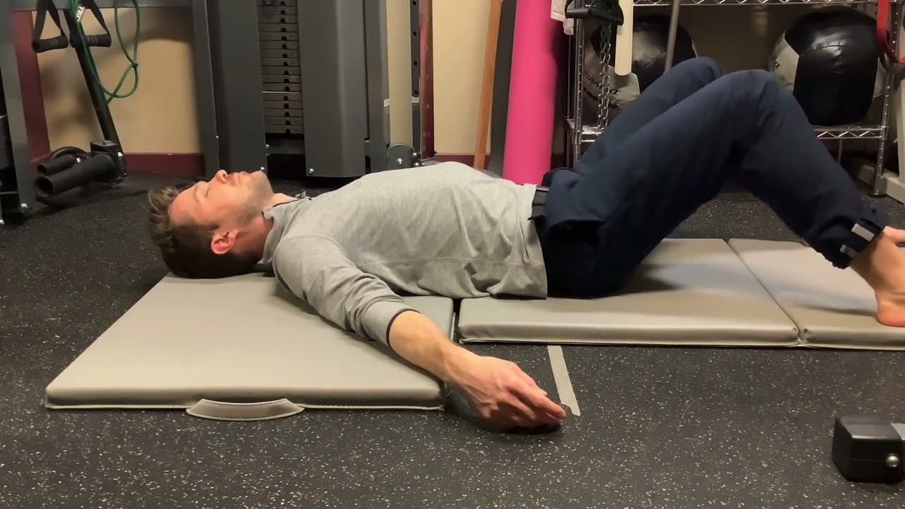 Inviting tremors into the hip region during TRE (Tension, Stress, and Trauma Releasing Exercises)
