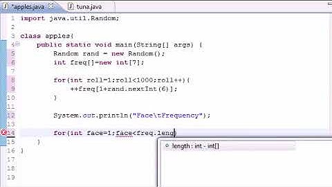 Java Programming Tutorial 30 (Array Elements as Counters   YouTube)