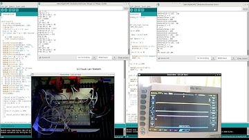 Arduino Mega2560 ep. 80 : SPI, monitors, code, gcc, output, algorithm, oscilloscope, fischertechnik