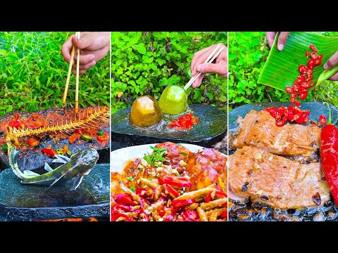 Best real food ever! | Grilled Vegetable Jelly | TikTok Funny Videos