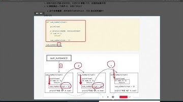 黑马程序员 Python 教程： 257 递归 02 递归演练代码的执行流程图