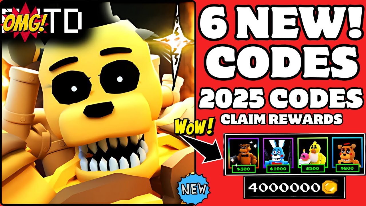 ⚠️New⚠️ ALL WORKING QUESTS UPDATE CODES For Five Nights TD - Roblox ...
