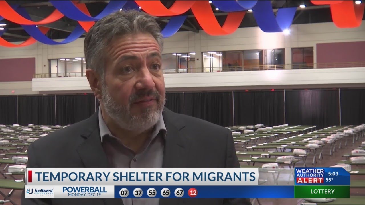 City uses two schools, convention center, hotels to house migrants ...