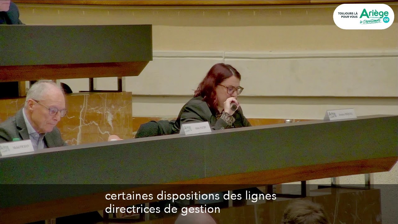 Séance plénière du Conseil départemental de l'Ariège | 12 Janvier 2026