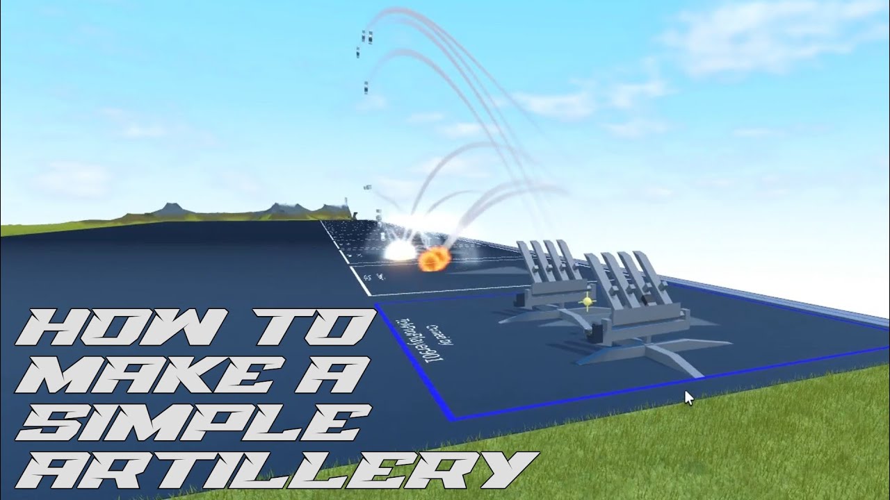 How to make a BASIC Artillery! | Plane Crazy - Tutorial - YouTube