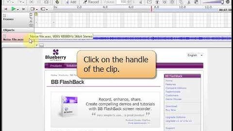 BB FlashBack User Guide: Removing Noise
