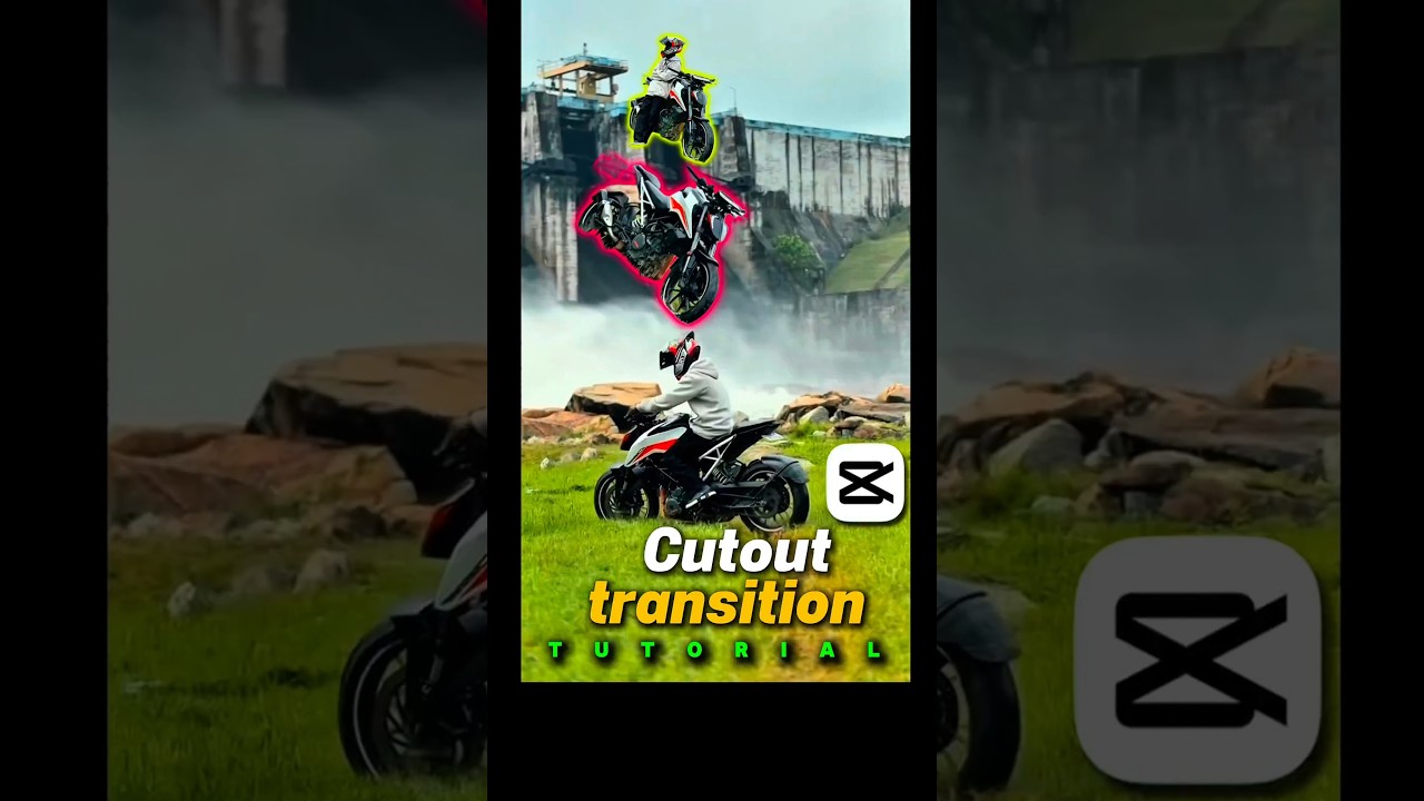 Cutout transition tutorial || keyframe video editing 