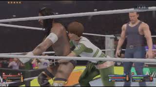 WWE 2K26 Gameplay - Santos Escobar vs. Rebecca Chambers & Billy Coen