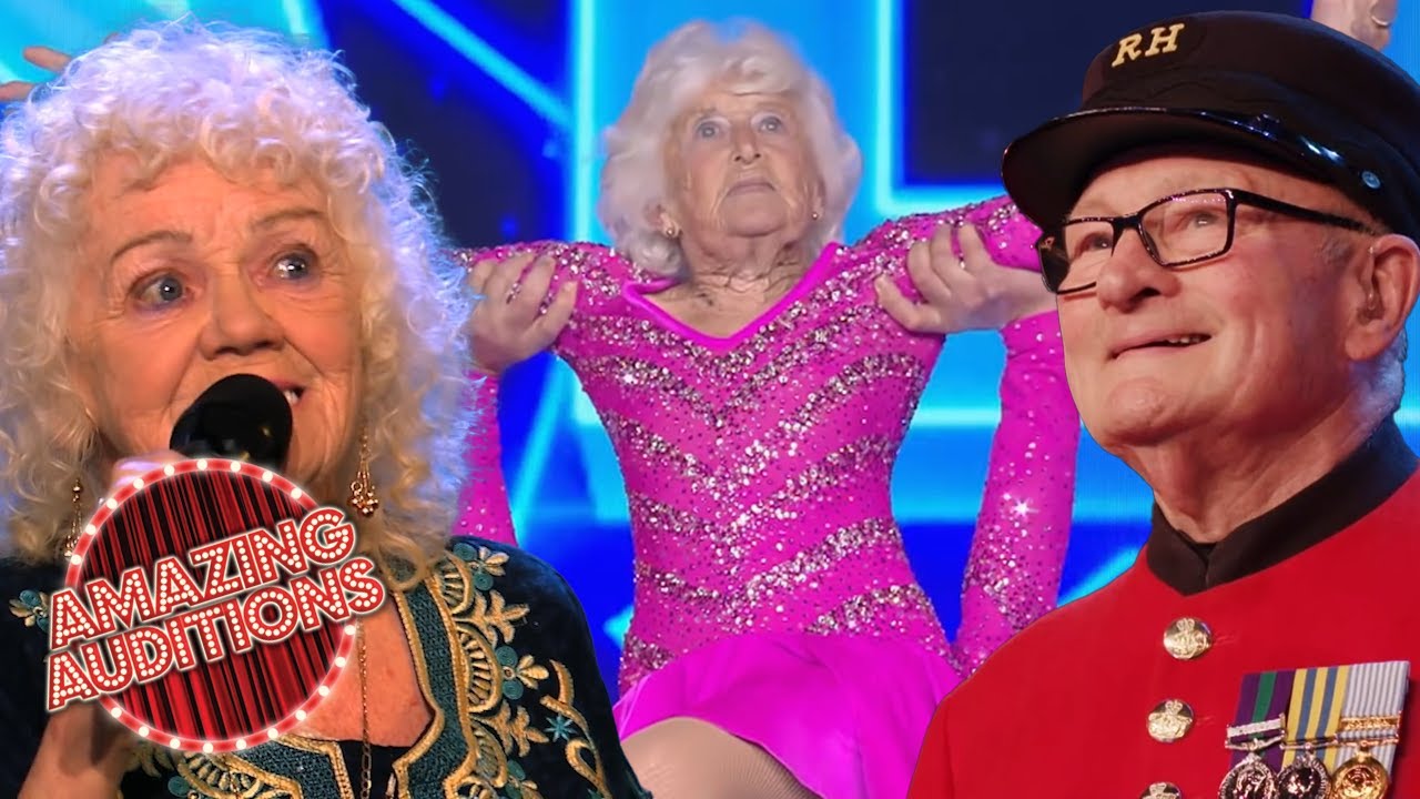 OLD Contestants Prove Age Is Just A Number! | Amazing Auditions - YouTube