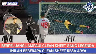 Berita Bola Hari Ini Resa Arya Pratama Berpeluang Lampaui Rekor Clean Sheet Sang Legenda 