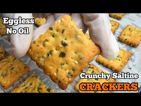 Crispy Crunchy Saltine Crackers Recipe with Vegetable ! Step-by-Step Tutorial ! Delicious Snack !