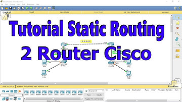 Tutorial Static Routing 2 Router - Cisco Packet Tracer