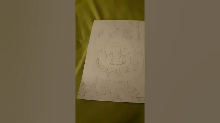I drew a springtrap paper